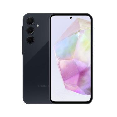 Imagem de Smartphone Galaxy A35 5G, 128GB, Tela 6.6&quot;, Câmeras 50MB+8MP+5MP, Azul Escuro, SM-A356EZKBZTO