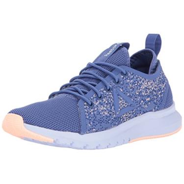 Imagem de Reebok Tênis feminino Plus Lite Ti Track, Sombra lilás/brilho lilás/torção pêssego/cobalto, 35