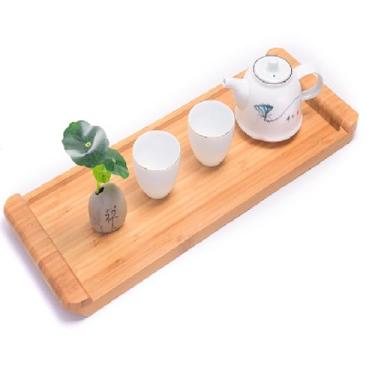 Imagem de Bandeja em Bambú para Servir Café Chá Petiscos