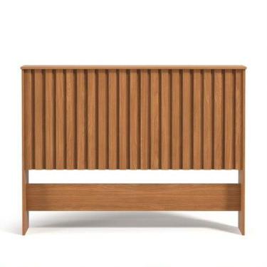 Imagem de Cabeceira Ripado Casal Detroit 1.40 Nature - Tebarrot Móveis