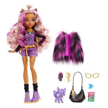 Imagem de Monster High, Boneca Clawdeen Articulável com Visual Fabuloso e Acessórios, Para Crianças a Partir de 4 Anos