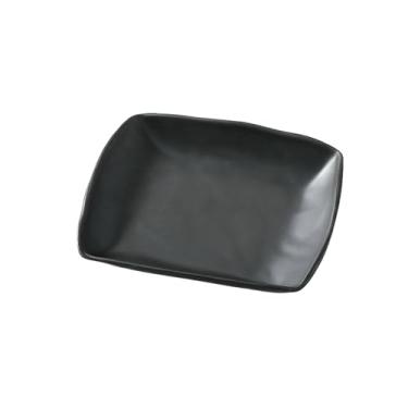 Imagem de Prato de churrasco fosco de porcelana sintética, prato quente de restaurante prato de sushi japonês-W5009