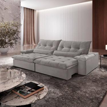 Imagem de Sofá Nivus Veludo 2 Módulos 80cm B25cm Meu Sofá Online