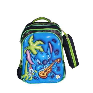 Imagem de Mochila 3D + estojo Stitch - Banca da val