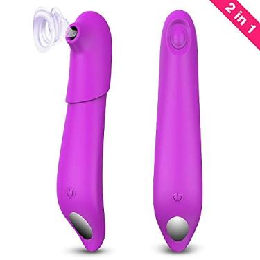Imagem de Vibrador S-Hande Massageador de Ponto G e Clitóris, 9 Velocidades, Silicone, 21 cm, Recarregável USB - Sugador de Clitoris - Pulsador