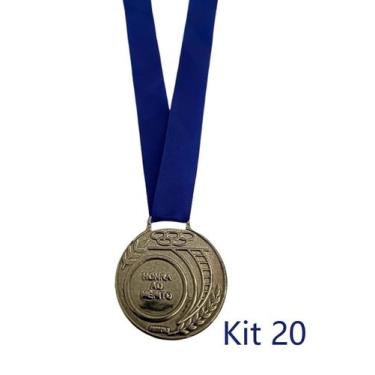 Imagem de Kit 20 Medalhas de Honra ao Mérito Ouro Prata Bronze Pequena - CRESPAR