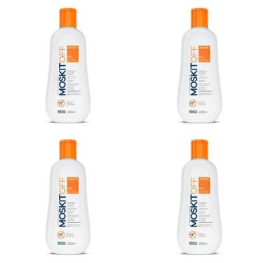 Imagem de Kit 4 Und Repelente Moskitoff Adulto 4 Horas De Proteção 200ml - Farma