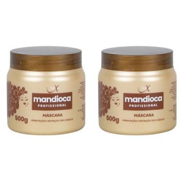 Imagem de Kit 2x Máscara Capilar Nutritiva Óleo de Mandioca 500g - Naxos