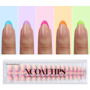 Imagem de Pressione as unhas bartboxnails xcoattips French Gel Nails