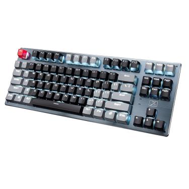 Imagem de Teclado mecânico 87 Teclas Bluetooth Usb Wireless Type-c Três Modo Retroiluminado
