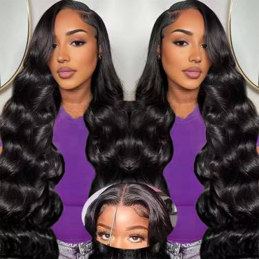 Imagem de Perucas frontais de renda, Thickrot Body Wave, 100% cabelo humano 26