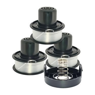 Imagem de Carretel de linha de aparador de cordas RS-136 RS-136-BKP com tampa 682378-02 para ST1000 ST3000 ST4000 ST4500 ST5000 ST6500 ST6800 Linha de carretéis de corda, peças de carretel de wacker Carretéis