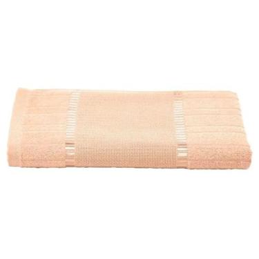 Imagem de Toalha Lavabo Veludo Bordar Bella 30x45cm 10589 Dohler