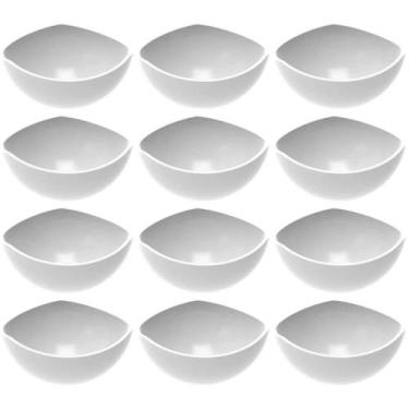 Imagem de 12 Potes de Sobremesa Doces Branco Avulso 265ml Plástico Trio Crippa T