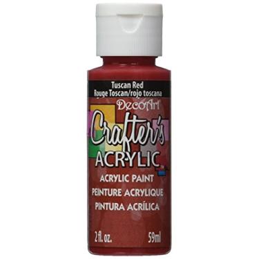 Imagem de DecoArt DCA126-3 Tinta acrílica Crafter, 60 g, vermelho toscano