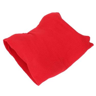 Imagem de Travesseiro de Avião de Viagem, Travesseiro Viagem Suporte Ao Pescoço do Ombro Respirável para Viagens Vôo (Vermelho)