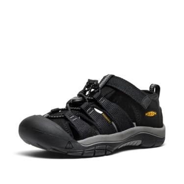 Imagem de Sandália unissex infantil Newport H2 da Keen, Black/ Keen Yellow, 3 Big Kid