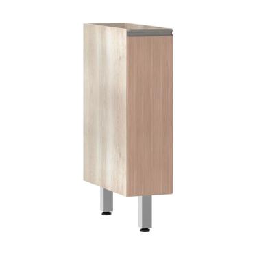 Imagem de Balcão Sem Tampo 20cm Luci Legno Crem e Cumaru
