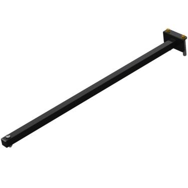 Imagem de Suporte Refletor Fachada Banner Braço 60 Cm - Preto