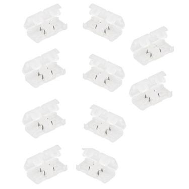 Imagem de Conector Emenda Fita de LED Kit 10 unidades Iluminaçao Ambiente Reside