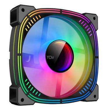 Imagem de Fan cooler rgb 12x12cm - fc1310 - HAYOM