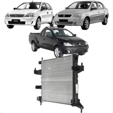 Imagem de Radiador De Água Visconde Corsa Montana 1.0 1.4 1.8 8v 2002 2003 2004 
