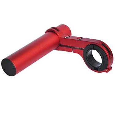 Imagem de Suporte extensor de liga de alumínio para guidão de bicicleta UPANBIKE Bike para suporte de lanterna de farol de suporte de lanterna de bicicleta, Red 10cm Single clamp, 3.9''(one clamp)