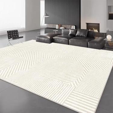 Imagem de Tapetes grandes, modernos e simples para decoração de sala de estar, tapetes abstratos para casa, tapetes para quarto, laváveis, varanda e passarela (tapete pequeno de 60x90 cm/pilha de laços - 4