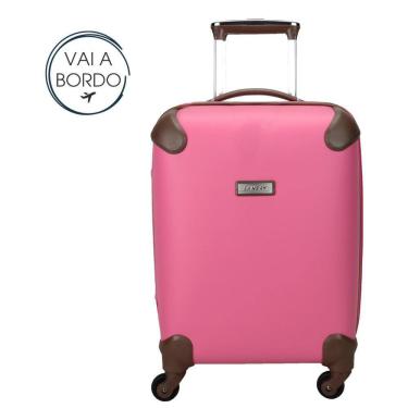 Imagem de Mala de Bordo Lansay Dijon Class Rosa com giro 360º