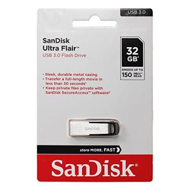 Imagem de Sandisk Ultra Flair - USB Flash Drive - 32 GB - Prata