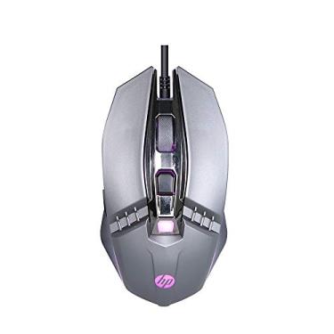 Imagem de HP Mouse Gamer USB M270 Chumbo Sensor Óptico Ambidestro 2400DPI e Iluminação Multicolor Cabo de Nylon com 1,40m 6 botões e iluminação em 4 cores