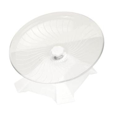 Imagem de Generic Roda de hamster, brinquedo de rolo silencioso, roda de corrida para hamsters pequenos, esquilos, Branco