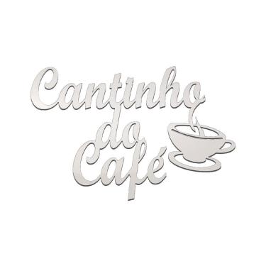 Imagem de Placa Decorativa Cantinho do Café Branco Trovarelli