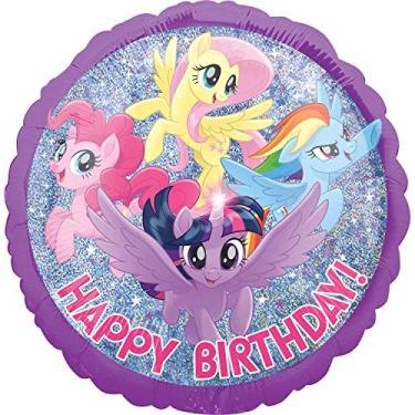 Imagem de My Little Pony, 45,72 cm, amizade, aventura, aniversário, holográfico