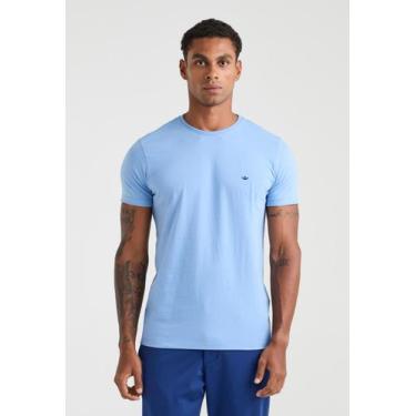 Imagem de Camiseta Manga Curta Docthos Malha Básica Slim, 134 azul royal, P