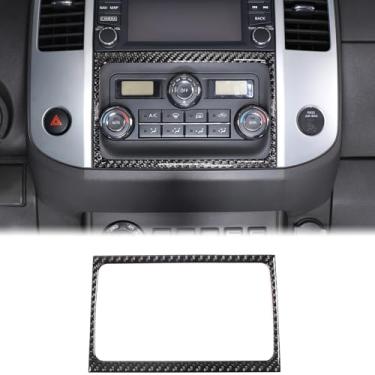 Imagem de Aunginsy Painel de ar condicionado para console central compatível com Nissan Frontier 2009-2017 controle central de carro painel de ajuste de interruptor de ar condicionado decorativo acessórios de
