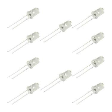 Imagem de 10x Led Rgb Tricolor 2 Terminais Alto Brilho 5mm Pisca Rápido