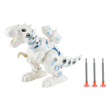 Imagem de Dino Robô Battle Robotics Anda Luz e Som R3024 - BBR Toys