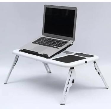 Imagem de Suporte para Notebook com Cooler, Dobrável, para Mesa, Cama e Sofá, LD-09