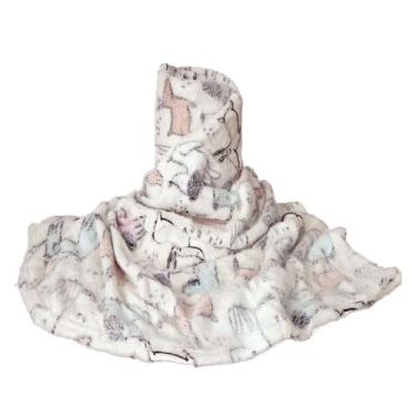 Imagem de Manta Solteiro Brilha No Escuro Shine Corttex Cachorros