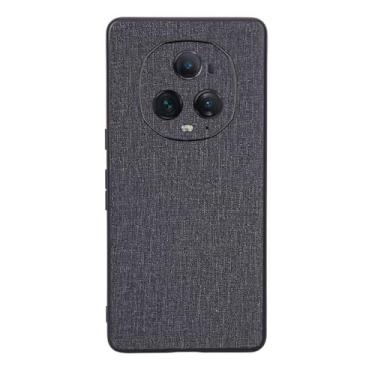 Imagem de Capas Compatível com Huawei Honor Magic 5 Ultimate,Design de padrão de tela,Pproteção completa de 360°,Pplástico macio,Proteção contra queda-Black