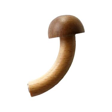 Imagem de Llazsybz Adesivo de Geladeira de Cogumelo Adesivo de Geladeira de Cogumelo Decoração de Parede de Quarto de Madeira Móveis Decoração de Casa, Cabeça redonda pequena