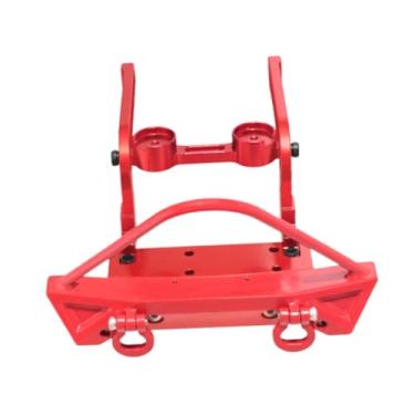Imagem de Colaxi RC Car Bar Front Bar Metal Bull Bar Sturdy Atualize acessórios RC Part Part Aluminum Lell for H12Y H12Y+ 1/12 SCALA RC CAR, Vermelho