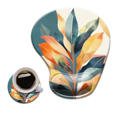 Imagem de HOPONY Mouse pad de gel para descanso de pulso - mousepad ergonômico para escritório com suporte de pulso - antiderrapante, acessórios de mesa de design para decoração de casa e jogos 107