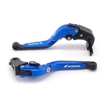 Imagem de Manete Esportivo Cbr600f Cbr 600f 11 12 13 14 - Special Levers, Azul