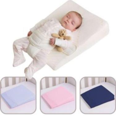 Imagem de Travesseiro Anti Refluxo Rampa Berço Carrinho Bebê - Varias Cores - Ma