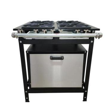 Imagem de Fogão 4 Bocas Cefaz com Forno Linha Diamond Baixa Pressão CFZD-015