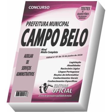 Imagem de Apostila Campo Belo - Auxiliar De Serviços Administrativos