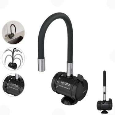 Imagem de Torneira Elétrica Hydra 4t Bancada Hydralar Gourmet 220V 5500w Preta