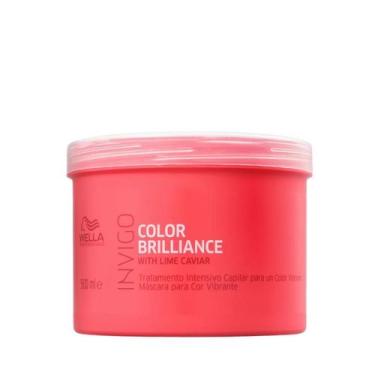 Imagem de Wella Brilliance Máscara 500ml Proteção e Vibração da Cor - Wella prof